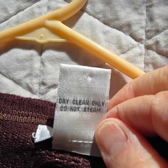 VTG Cache Y2K Shrug Sweater L Brown Gold Sequin Bead Dark Romantic Forest Fairy - Picture 5 of 9